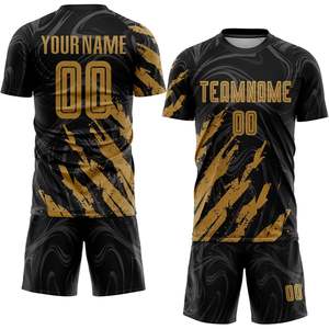 Camisetas de práctica de fútbol juvenil para hombres y mujeres, camisetas y pantalones cortos deportivos personalizados, estilo de uniforme de equipo impreso - Product Image 2