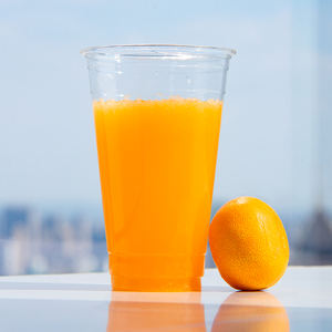 Gobelet en plastique jetable écologique de 500 ml avec couvercle, pour boissons froides au lait de thé, transparent, à <span class=keywords><strong>emporter</strong></span>, en PET, type blister - Product Image 4