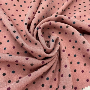 Hinese factory-crepé de musgo para mujer, tela de poliéster 2022 sin Spandex, Impresión de izara - Product Image 4