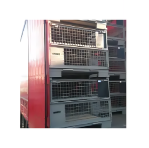 Gitterbox Paleta portátil duradera bloqueable de acero inoxidable 10 ~ 800kg Capacidad TOMA PALETE P11 Nuevo - Product Image 1