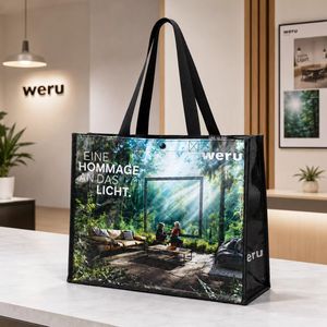 Factory Stitched extra Large Reusable pp Laminated Non Woven Shopping Tote <b>Bags</b> Grocery <b>Bag</b> - Product Image 4