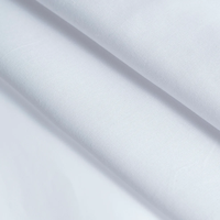 150cm Largeur TC 65/35 115gsm à 120gsm Blanc Dacron 65% Polyester 35% Coton Popeline Tissu par Rouleau