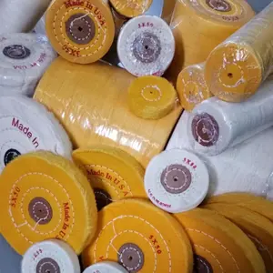 Sisal Cotton Buffing Wheel Professional Made Thickness Sisal Cotton Disc For Metal Surface Treatment And Polishing