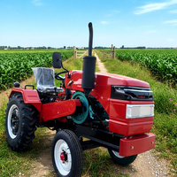 Traktor Kebun Mini 25hp 2wd Silinder Tunggal Traktor Roda Pertanian Dijual