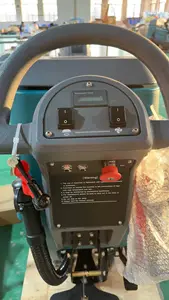 Camminata industriale a spinta manuale per Auto dietro la batteria lavasciuga automatico a doppio disco