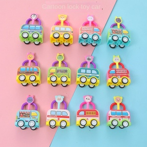 Juguetes Educativos de Dibujos Animados en Miniatura, Tren de Juguete para Armar, Juguete de Descompresión Manual para Niños de 2 a 4 Años, Material PP - Product Image 6