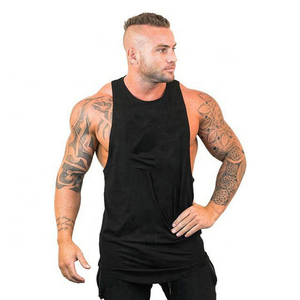Camisetas sin mangas para hombre, transpirables, para gimnasio, entrenamiento muscular, estilo stringer, espalda en Y, con patrón, al por mayor, marca privada - Product Image 2