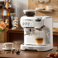 Cafetera Todo en 1 Multicápsula NP DG con Molinillo Incorporado para Granos de Café a Polvo de Uso Comercial