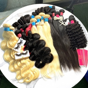 GS Factory Price 12A Deep Curly Hair Bundle,Body Wave Straight Hair Extension,Malaysian Virgin Hair Vendeur - Product Image 6