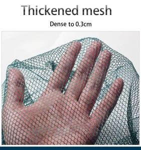 Piège à poissons crabe à 12 trous, piège à appâts de pêche pliable Cage en filet moulé - Product Image 6