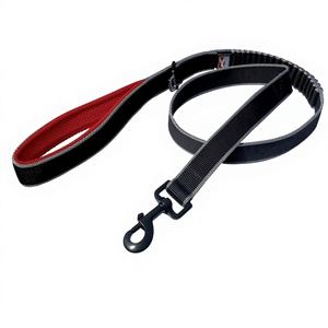 สายจูง kurgo springback, สีแดง/ดำ, 48" - Product Image 1