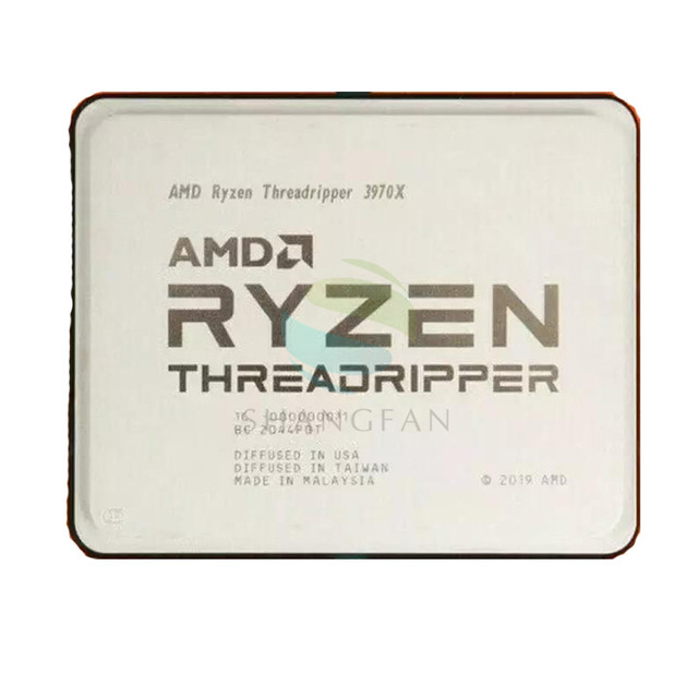 For Ryzen Threadripper 3970X Processor 32 Cores 64 Thread 3.7GHz up to 4.5GHz CPU STRX4 280W 7nm