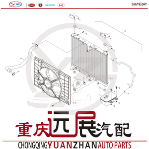 <span class=keywords><strong>Shineray</strong></span> xe SWM X7 làm mát động cơ quạt làm mát động cơ quạt tản nhiệt cho hiệu suất tối ưu - Product Image 5