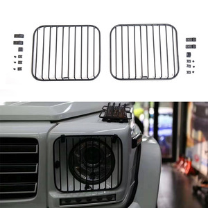 Protection de phare avant en acier inoxydable pour Mercedes-Benz Classe G W463 G63, cache-phare noir, protection extérieure - Product Image 1