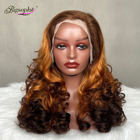 Extensiones de Cabello Funmi de 8 a 22 Pulgadas, Cabello Rizado y Elástico de Alta Calidad SDD para Todas las Mujeres, Paquetes de Cabello Teñido con Cierre Frontal