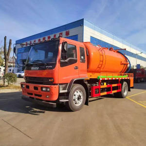 FTR 15CBM 4X2 Camion d'aspiration des eaux usées sous vide Eur 5 205HP Diesel Manuel Nettoyage <span class=keywords><strong>de</strong></span> tuyaux d'égout municipaux Transfert d'eaux usées industrielles - Product Image 3