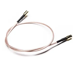 Conector rf smb fêmea para sma macho, lmr 240uf cabo de montagem 6.1, adaptador de medidor, antena de tubarão