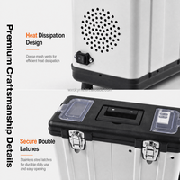 Chauffage diesel vertical tout-en-un OkyRie Flagship TFT Edition 5KW avec réservoir de carburant intégré pour cabine de camion, camping-car, tente