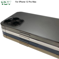 Coque arrière de remplacement pour iPhone 12 Pro Max, châssis, cadre et cache de batterie