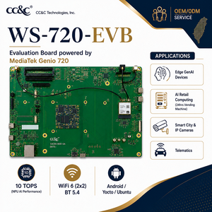 Genio 720 ชุดพัฒนาแบบฝังตัวสำหรับการพัฒนา Edge AI, IoT, อุปกรณ์อัจฉริยะ และแอปพลิเคชันอุตสาหกรรมอย่างรวดเร็ว - Product Image 1