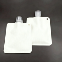 Pochettes Doypack en papier kraft respirant imprimées par gravure, personnalisées, de 30, 50 et 100 ml, emballage de qualité alimentaire pour les industries agroalimentaires