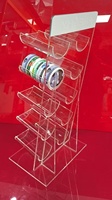 Présentoir à Snus en Acrylique Eco-Plexi, Vitrine Portable pour Sachets de Snus, Présentoir Circulaire pour Boîtes ZYN