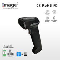 Escáner de Códigos de Barras HC-880B 1D 2D, Lector de Códigos QR Inalámbrico para Supermercados y Gestión de Almacenes