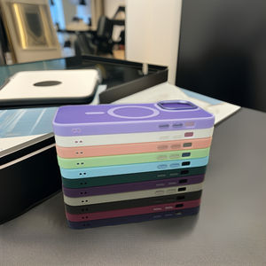 Nuevas fundas de lujo para teléfono móvil en color caramelo impermeables y a prueba de golpes con anillo magnético para iPhone 16 15 14 13 12 Pro Max <span class=keywords><strong>Plus</strong></span> - Product Image 2