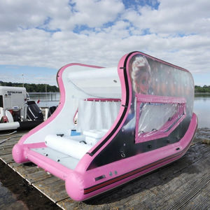 顺源 JL0229-11 PVC 充气船 商用电动双体船 游艇 用于水上娱乐设施 100-500公斤容量 - Product Image 1