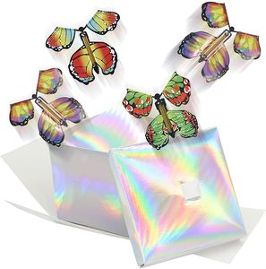Boîte <span class=keywords><strong>cadeau</strong></span> personnalisée avec explosion de papillons volants, emballage <span class=keywords><strong>cadeau</strong></span> créatif pour anniversaire, mariage, Saint-Valentin - Product Image 3