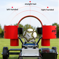 Lanceur de ballons de football professionnel rechargeable pour les entraînements de crosses, de tir et les exercices de gardien de but