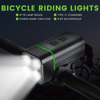 Luz Led para bicicleta recargable por Usb, accesorios para bicicleta, linterna