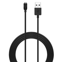 Câble de charge magnétique pour montres Casio WSD-F10 WSD-F20 WSD-F30 PRE-TREK blindage tresse et gaine TPE