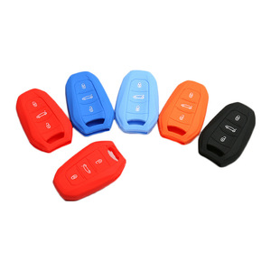 Housse de protection en Silicone pour clé de voiture, pour Dongfeng Citroen New Elysee C3 Xr C5 C4 C6, Protection antichoc et solaire - Product Image 1
