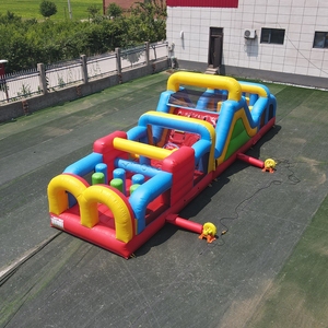 Équipement de parcours d'obstacles gonflable de grande taille, de qualité commerciale, pour aire de jeux extérieure - Product Image 1