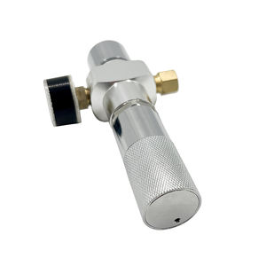 Yüksek kalite Mini alüminyum + pirinç bira fıçısı azot regülatörü renkli vana basınç regülatörü genişletilmiş kare tasarım basınç - Product Image 3