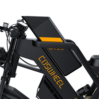 Motocicleta Eléctrica Todoterreno COSWHEEL GT20 48V, 60 km/h, Neumáticos Anchos para Adultos, Bicicleta de Montaña, Ciclomotor Urbano, Bicicleta Eléctrica