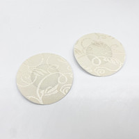 Couvre-mamelon jetable en dentelle coeur fleur sans couture coussinets de poitrine coussinets de robe de mariage accessoire intime patchs de mamelon
