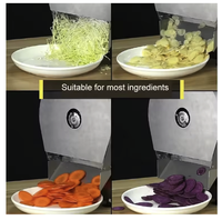Bananen-, groente-, ui- en cassave-snijmachine, plantainchips-snijmachine, citroensnijder