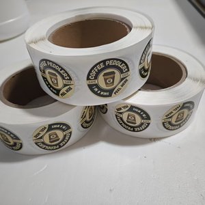 Adesivi in Vinile Ecologici Impermeabili a Doppio Strato per Lotteria, Etichette Promozionali a Due Strati con Effetto 'Peel-and-reveal', Carine - Product Image 2