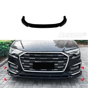 Para Audi A6 C8 Sline, alerón divisor de labio de parachoques delantero, difusor, cubierta de parachoques, accesorios para coche 2018-2025 - Product Image 1