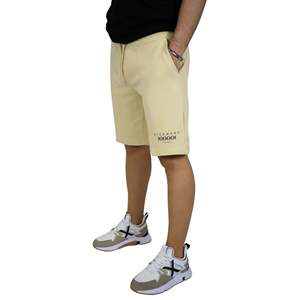 Shorts pour homme Richmond X en mélange de coton beige, vêtements de sport - Product Image 2