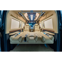 Toyota Hiace prix d'usine Kit intérieur de luxe TV relevable en fibre de verre en résine ABS pour fourgonnettes commerciales arrière personnalisées
