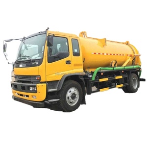 Nouveau Japon Isuzu 4X2 8 tonnes 10 cubes 6000L 10000 litres 10tonne LTR 10 mètres cubes nettoyeur haute pression et <span class=keywords><strong>camion</strong></span> de rinçage des égouts - Product Image 1