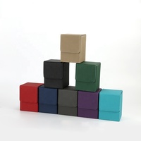 Boîte à cartes personnalisée pour jeux de société, cartes à collectionner Yugioh, TCG, boîte de rangement pour cartes en cuir
