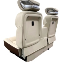 Siège de voiture en cuir de luxe haut de gamme personnalisé avec accoudoir et console centrale pour Carnival Innova Sienna