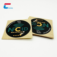 Individuell Bedruckte PVC-Karte für Google-Bewertungen mit NTAG 213 Kontaktlosem NFC-Chip und Google-Bewertungsaufkleber