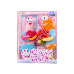 Novedad 2026: Cajas Sorpresa 100% Originales GONG de la Serie Romántica de Peces de Bob Esponja, Lindos Muñecos de Peluche y Colgantes Decorativos de Peluche - Product Image 1