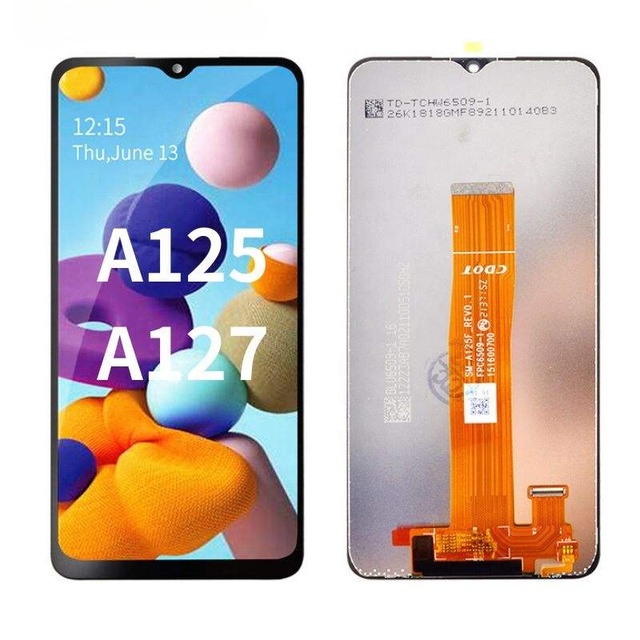 OEM Service Pack LCD A125 for Samsung A12 Mobile Phone Repaired Parts LCD