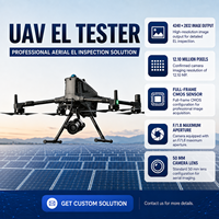 Drone industriel UAV EL Tester avec transmission de 15 km et adaptabilité caméra infrarouge pour l'inspection des centrales photovoltaïques